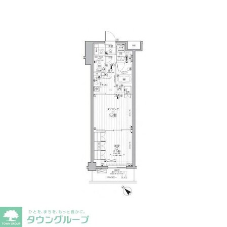 デュオステージ曳舟の物件間取画像